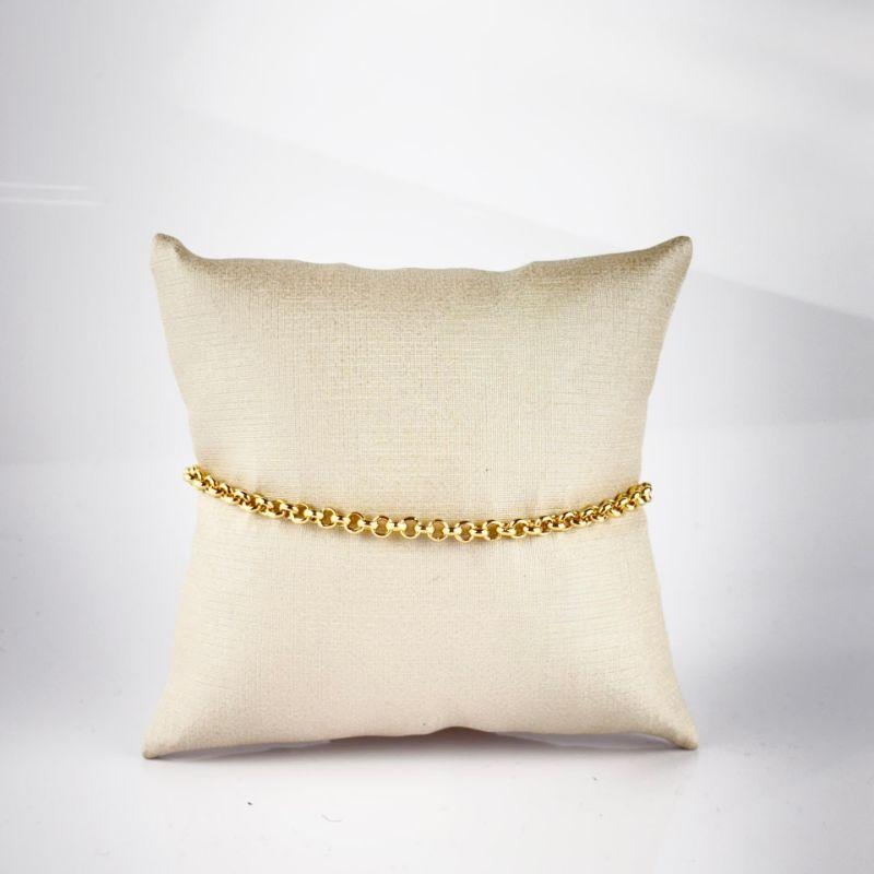 Pulseira Elo Português Folheada a Ouro 18K