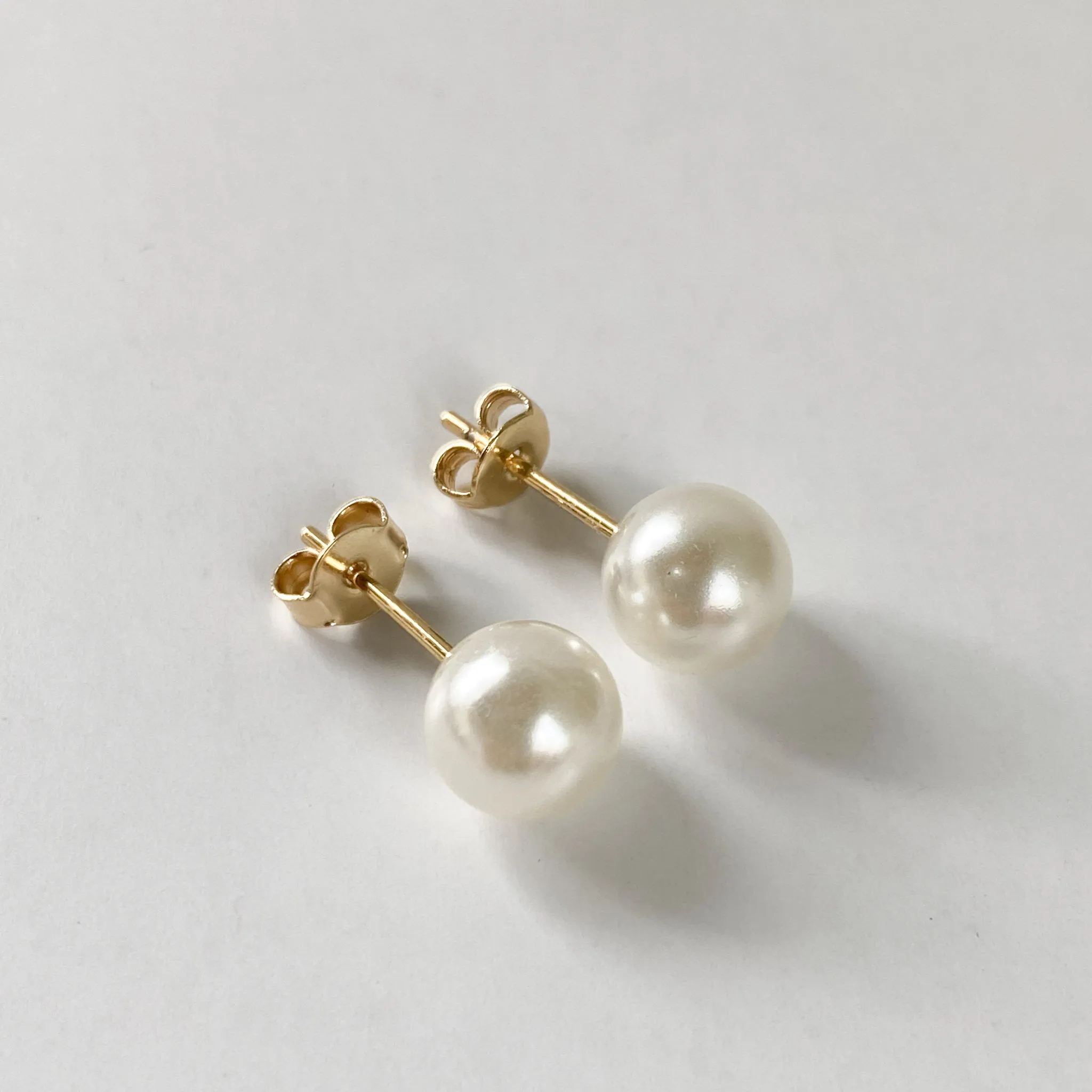 Brinco de Pérola Folheado a Ouro 18k