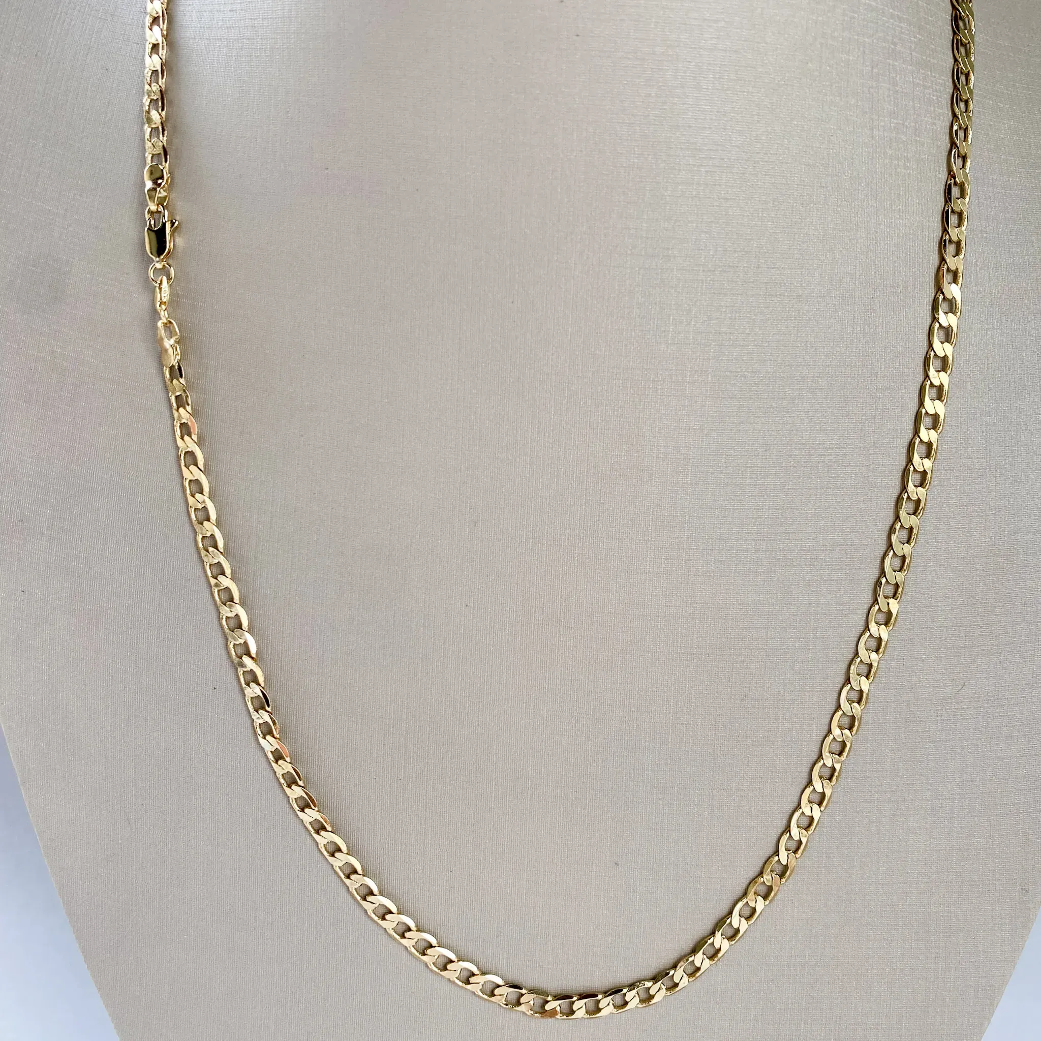Corrente Masculina Elo Groumet Folheada a Ouro 18k Corrente Masculina Elo Groumet Folheada a Ouro 18k