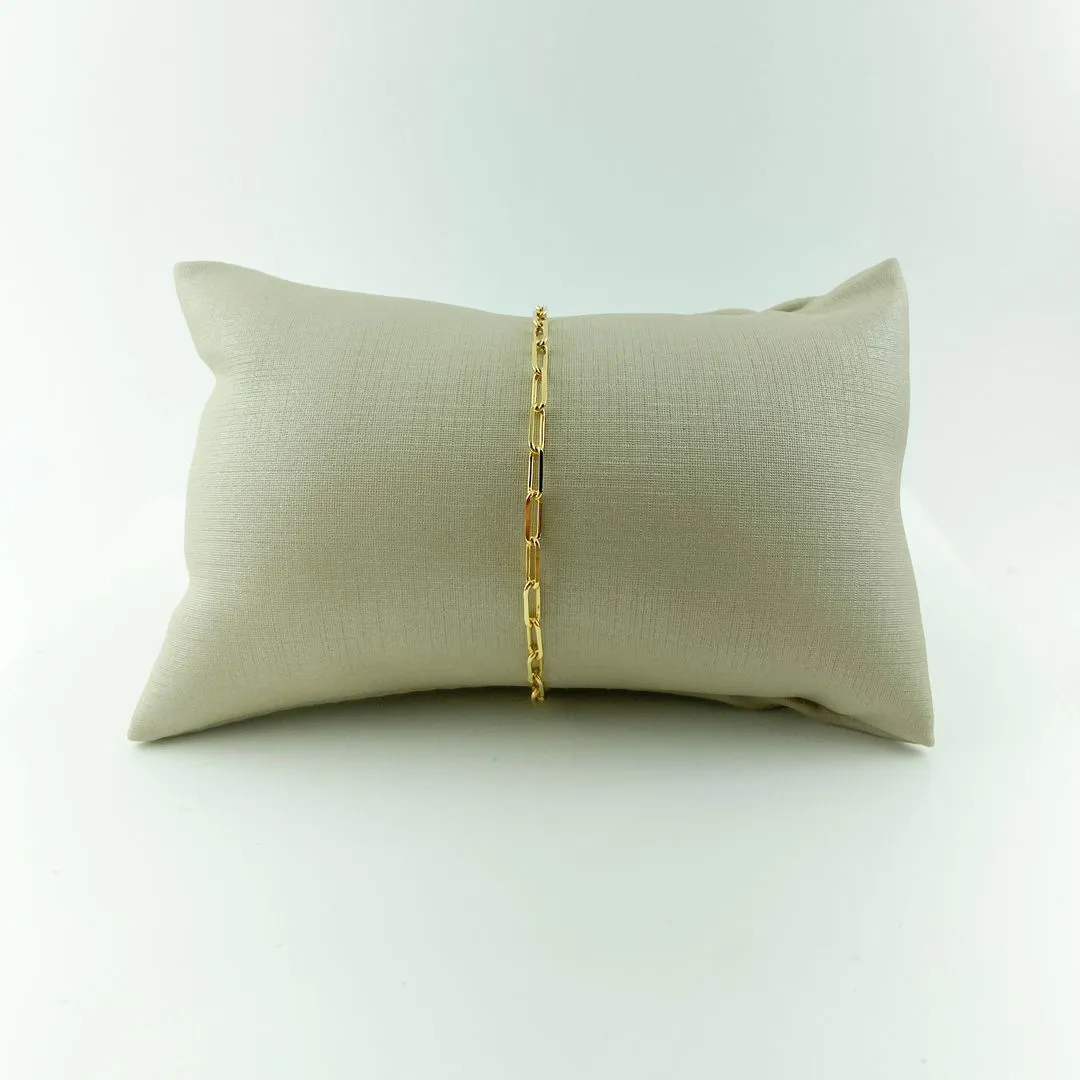 Pulseira Masculina Cartier Folheado a Ouro 18k