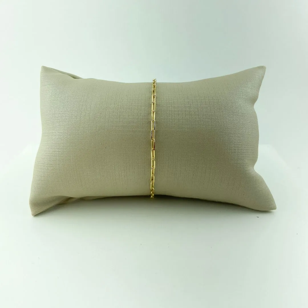 Tornozeleira Cartier Folheada a Ouro 18k
