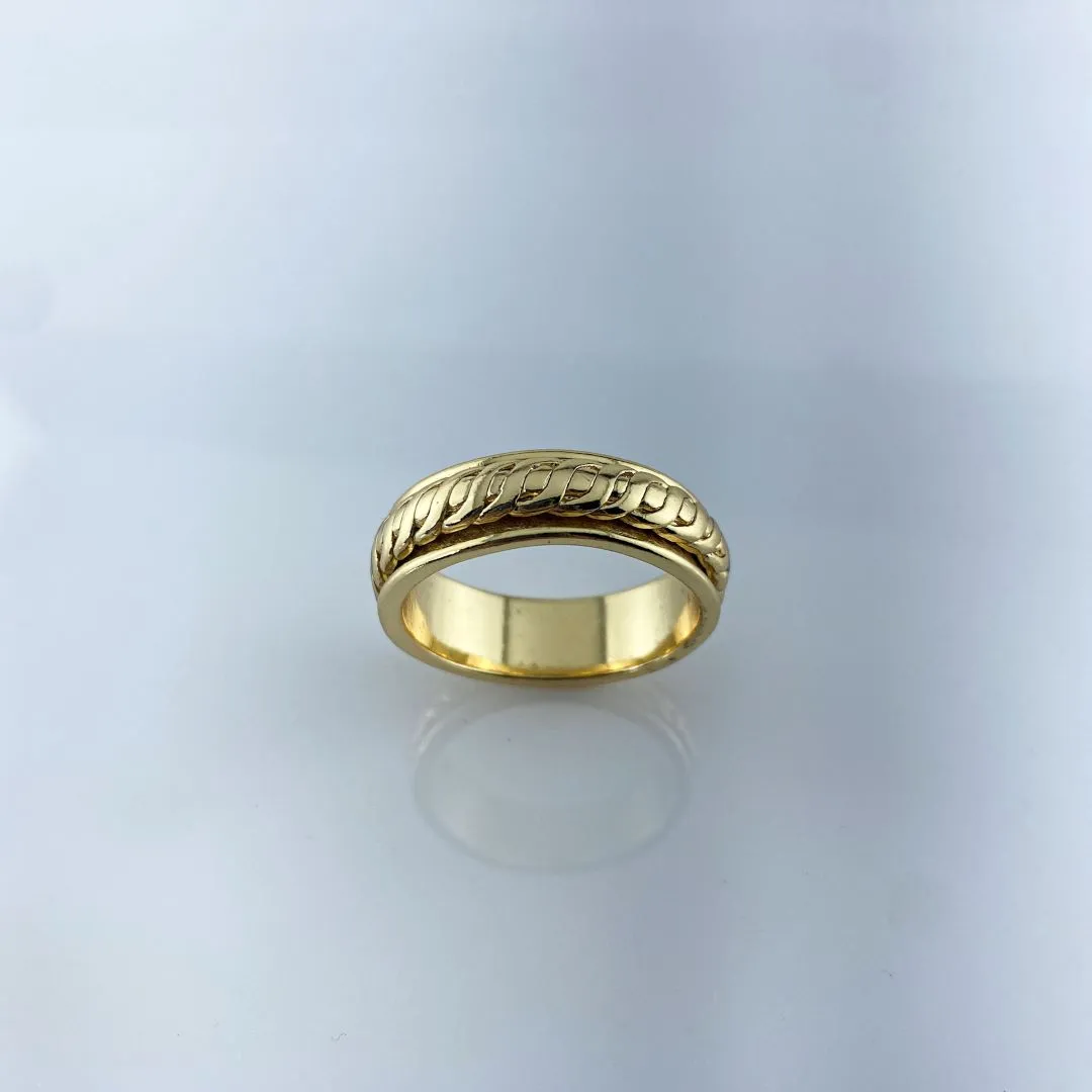 Anel Masculino Folheado a Ouro 18k