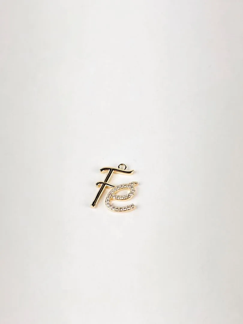 Pingente Fé em Zircônias Coloridas Folheado a Ouro 18k