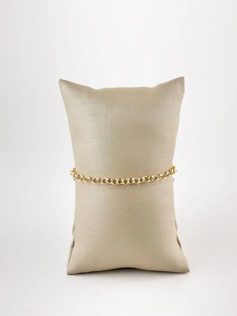 Pulseira Elos Folheado a OUro 18k