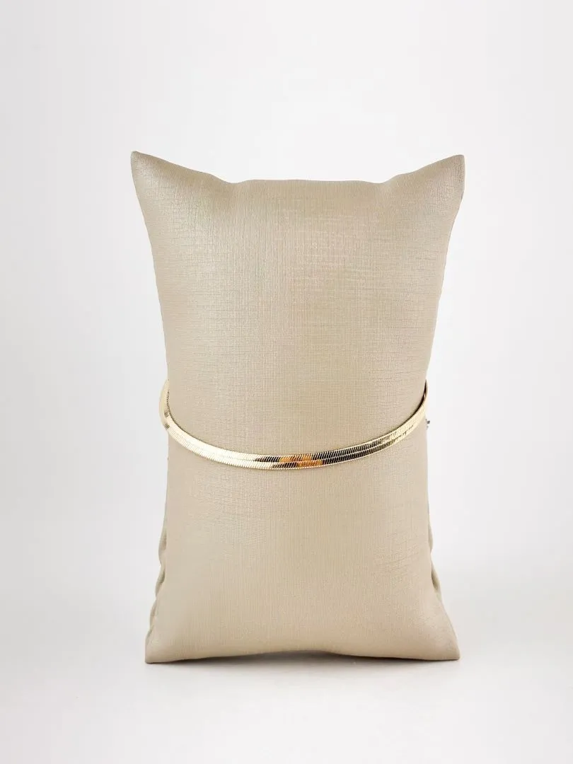 Pulseira Fita Folheada a Ouro 18k
