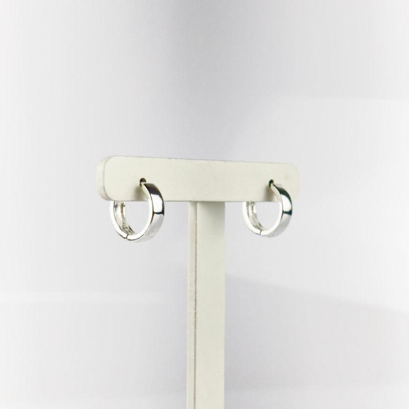 Brinco de Argolinha Folheado a Prata