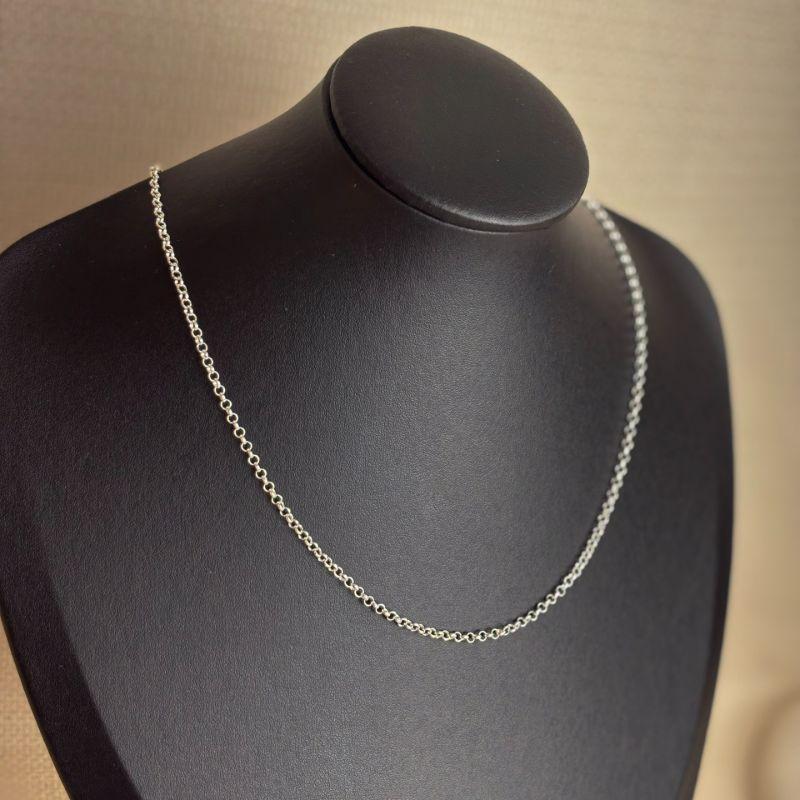 Colar Elo Português Folheado a Prata