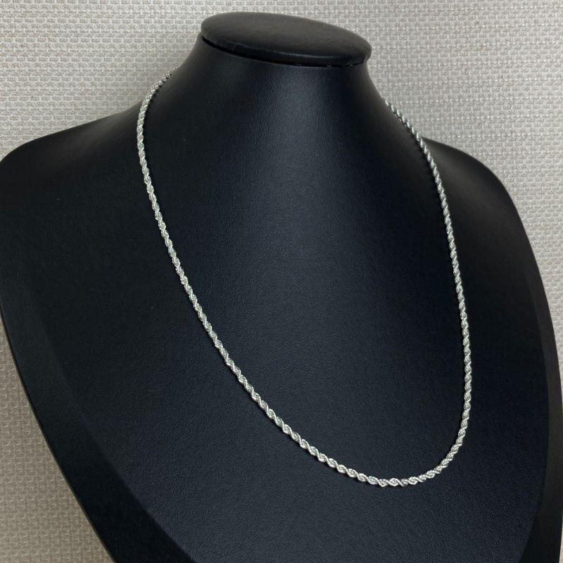 Colar Cordão Baiano Folheado a Prata