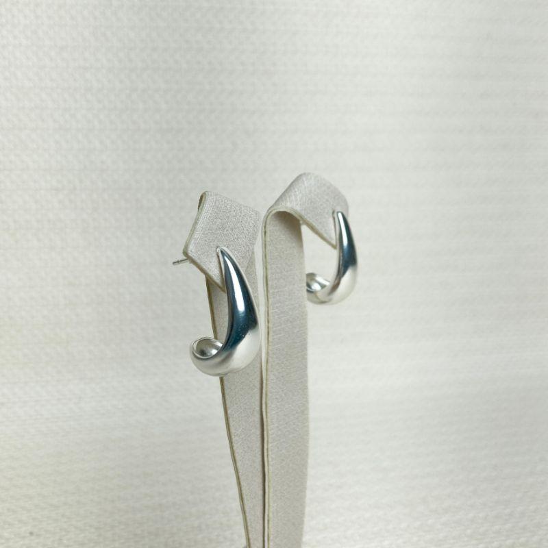 Brinco Gota Folheado a Prata